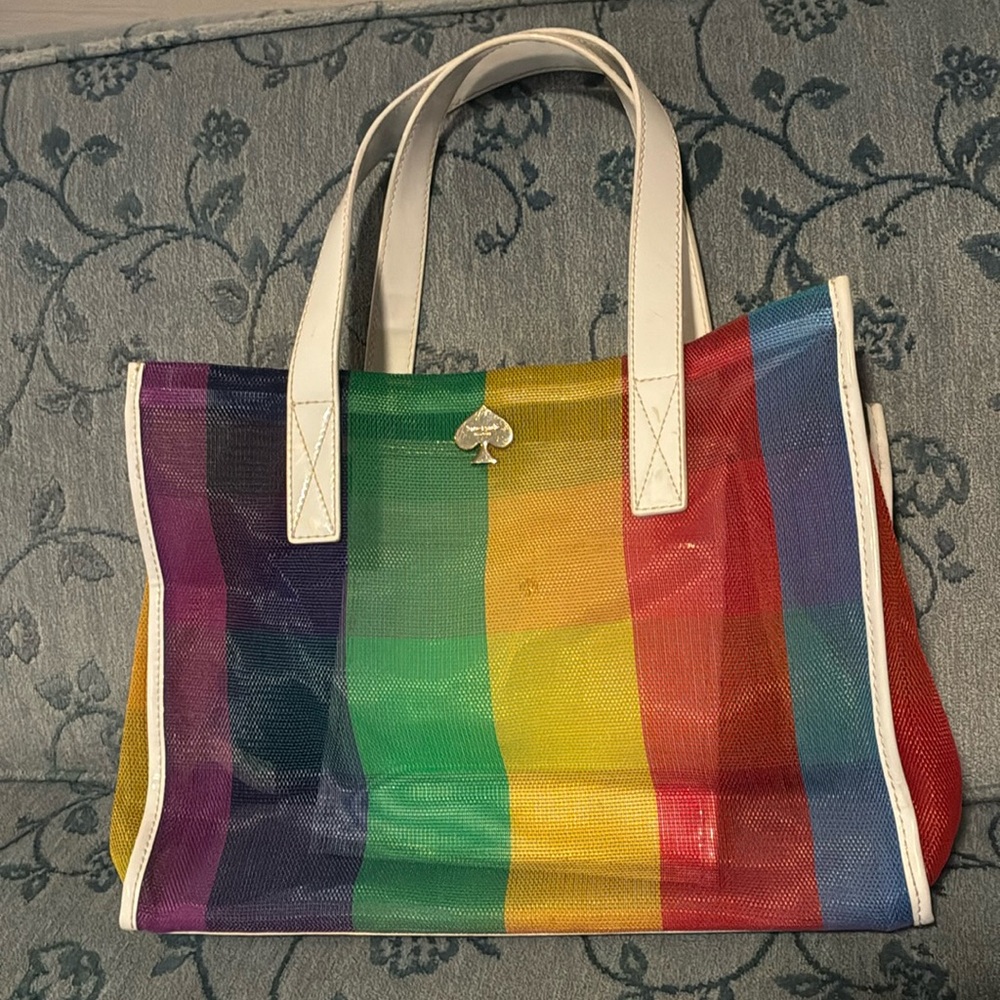 1996 Kate Spade Rainbow Mesh Handbag